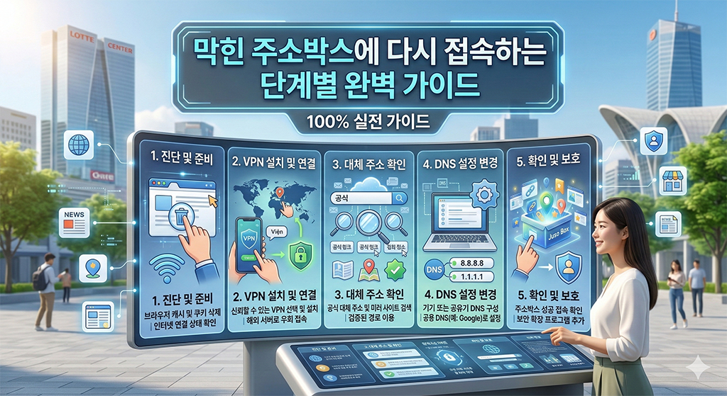 막힌 주소박스에 다시 접속하는 단계별 완벽 가이드