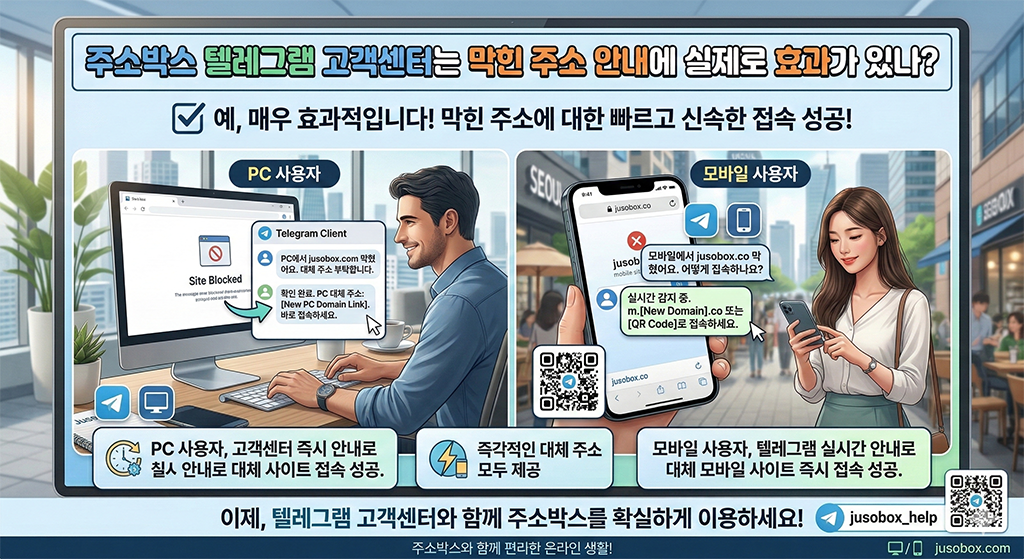 주소박스 텔레그램 고객센터는 막힌 주소 안내에 실제로 효과가 있나?